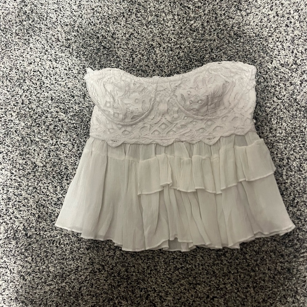 Free People Adela Lace tube top